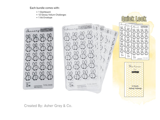 Bee-lieve in Savings | A6 | 12 Months