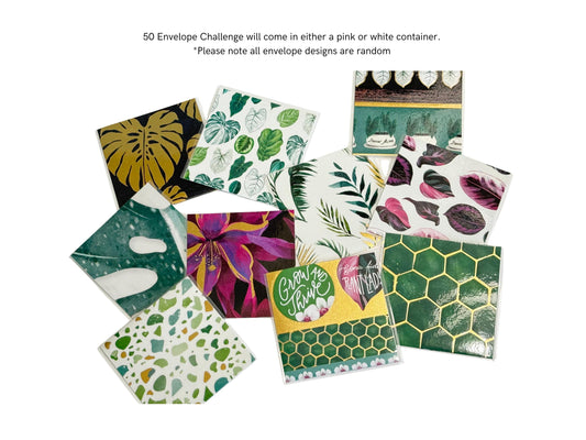 50 Reusable Envelope Savings Challenge With Box